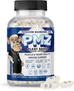 Potassium Magnesium Zinc - Easy to Swallow - Magnesium Potassium Aspartate Support Vascular, Heart, Muscle & Nerve Health, 90 Vegan Capsules - Tri-Mineral Fusion Formula - by Bored Nutrition