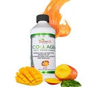 Peptides de collagène liquide pour femmes et hommes-Mango Aromatisés 10000 mcg Biotin+8000 mg Hydrolysés, Jus Premium sans sucre pour anti-âge, peau, air, ongles et articulations -16 Fl oz-Fabriqué aux États-Unis