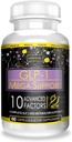 ACTIF GLP-1 Mega Support avec 10 facteurs avancés et probiotiques, GLP-1 Activator and Metabolism Support, non OGM, fabriqué aux États-Unis, 60 Compte