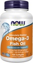 MAINTENANT Suppléments, Omega-3 180 EPA / 120 DHA, Distillé moléculairement, Soutien cardiovasculaire, 100 Softgels