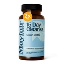30 jours d'approvisionnement, 15 jours de nettoyage Colon Detox, 60 capsules (30 portions), naturel laxatif pour la constipation et supplément de santé digestif, supplément alimentaire