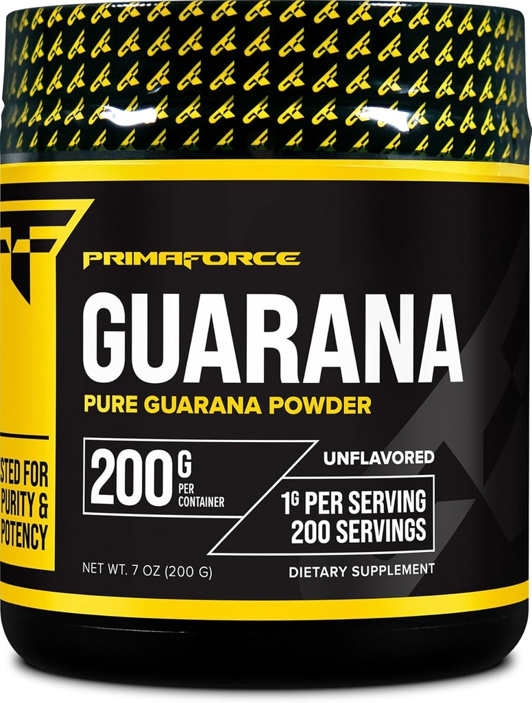 Poudre de Guarana Primaforce (200g) (non aromatisée) - Guarana pure, 200 portions