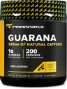 Poudre de Guarana Primaforce (200g) (non aromatisée) - Guarana pure, 200 portions