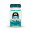 Source Naturals Wellness Olive Leaf - Rendement 100 mg Oleuropein a Natural Antioxydant* - 30 comprimés