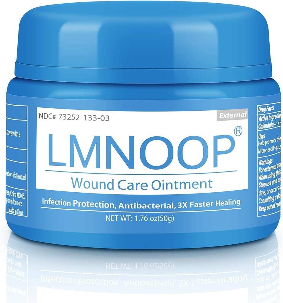 LMNOOP® Onguent de guérison des plaies, pour plaie chronique, littore, Ulcères cutanés, cellulite, brûlures, plaies, plaies chirurgicales, plaies infectées, coupures, plaquettes, soulagement de la douleur, anti-infection, crème anti-inflammatoire