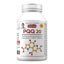 ANDREW LESSMAN PQQ 20mg - 60 Capsules - 20mg Pyrroloquinoline Quinone, composé de protection naturelle soutient les organes vitaux, le coeur, le cerveau, le foie, le système immunitaire. Biogenèse mitochondriale, aucun additif