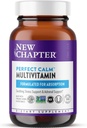 Nouveau chapitre Calme parfait - Multivitamine quotidienne pour le stress et l'humeur avec des vitamines B + Basilic Saint + Baume citron + Ingrédients organiques non OGM - 144 Compte