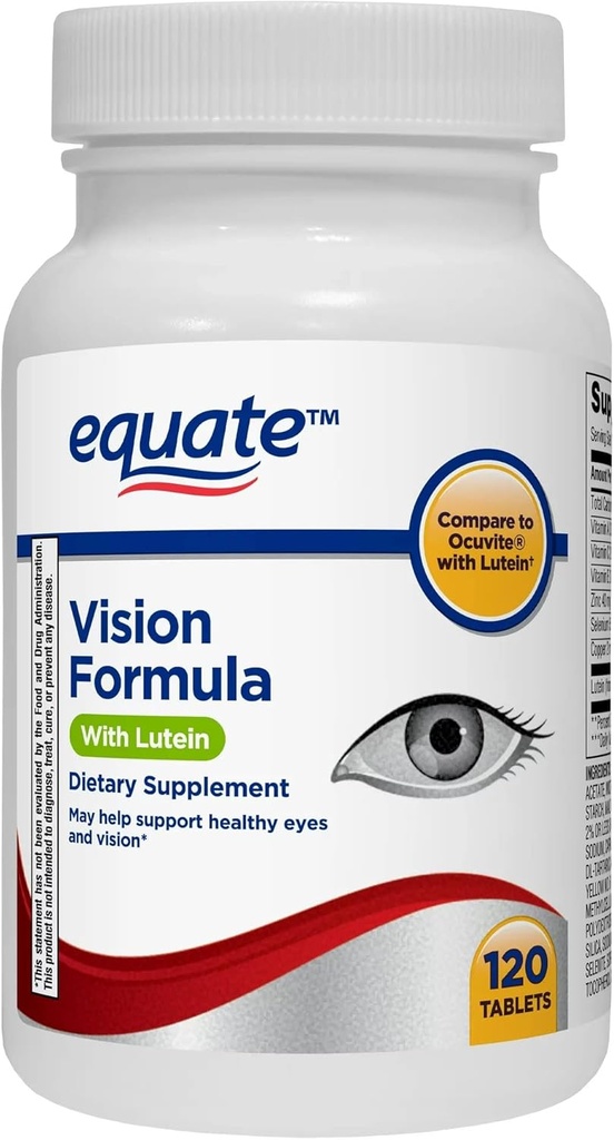 Jogi Vision Formula with Lutein Tablets Dietary Supplement,1 Comprimé par jour 120 Compte