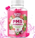 Gommies du SPM - Vitamines du SPM pour les femmes et les adolescents - Soulagement de la période du SPM - Balançoires à crampes, à ballonnement et à l'humeur - Fabriquées aux États-Unis (Strawberry, 60 comtes)