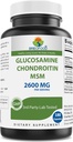 Brieofood Triple Strength Glucosamine Chondroïtine MSM 2600mg/Serveur Capsules, Soutiens Hygiène articulaire, Cartilage et Tissu Connectif - Favorise Confort et Flexibilité articulaire 180 Compte