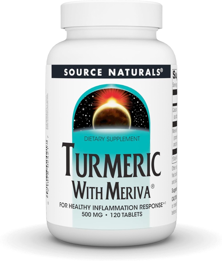 Source Naturals Turcuma avec Meriva, 500mg - 120 comprimés