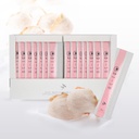 Bi-SU Extrait de jelly Stick.Swiftlet naturel Nests Extract, Collagène, Vitamine C, Skincare japonais, Anti-âge, maintient l'élasticité de la peau, stimule le système immunitaire, GI Health, Rose Flavor, 30 PCS