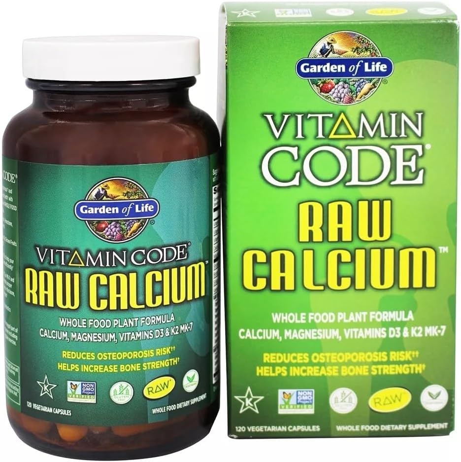 Vitamin Code RAW Calcium - 120 Capsules (Pack of 2)