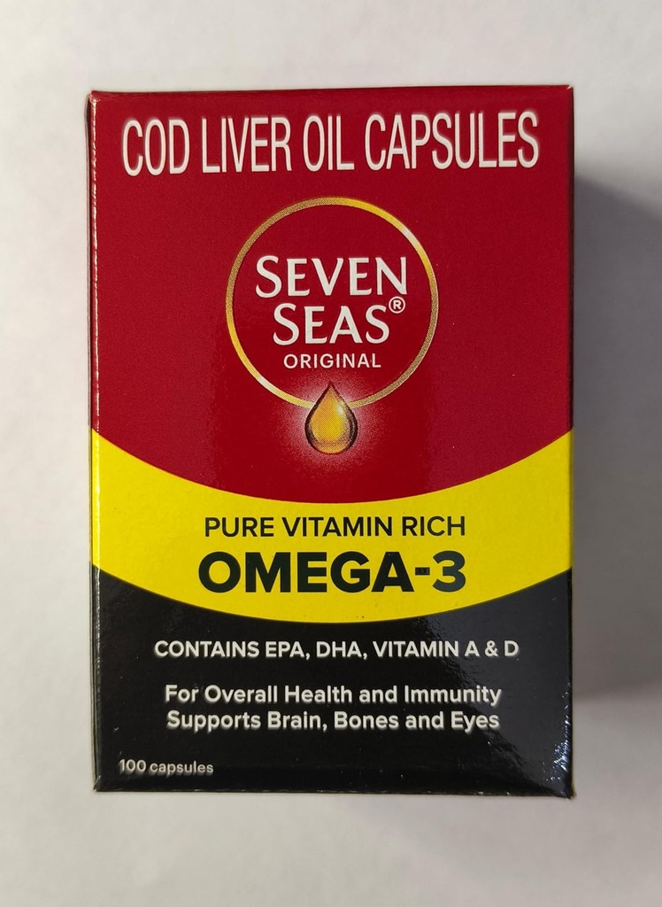 Seven Seas Cod liver fish oil 100 Capsule