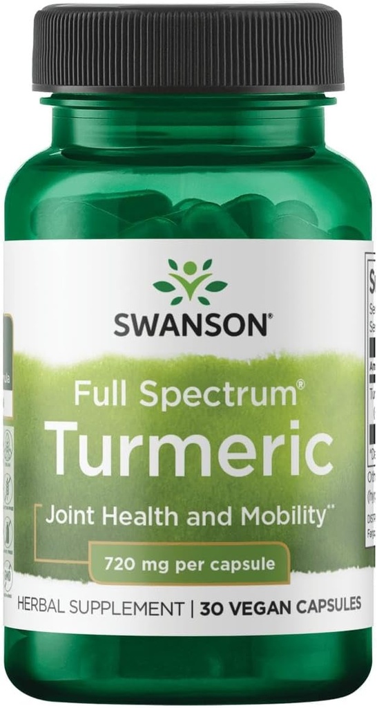 Swanson Turmeric 720 Milligrammes 30 Capsules