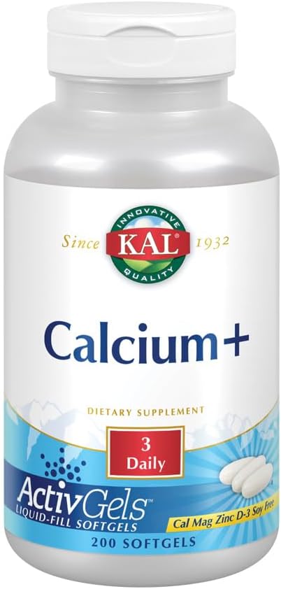 KAL Calcium Plus Comprimés, 1000 mg, 200 Nombre