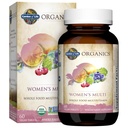 Jardin de la vie Organiques Multivitamines organiques pour les femmes - Femmes Multi avec Vitamine C, D, Folate, B6, B12, Biotine, Fer, Vitamines végétales entières pour les femmes, énergie, peau, ongles, 60 comprimés