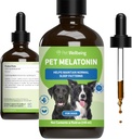 Pet Wellbeing Pet Melatonin for Dogs - Vet-Formulated Holistic Sleep Support - Healthy Sleep Patterns, Circadian Rhythm Balance - Liquid Melatonin Supplement - Made for Dogs 4 oz (59ml)