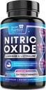 Extra Strength Nitric Oxide Booster 3000mg - 3X L-Araginine AKG & HCI + L-Citrulline Malate - Meilleur complément nitrique pour soutenir les muscles - Énergie naturelle, Heart Health Support mis en bouteille USA - 60 Capsules