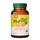 MegaFood Complex C - Supplément de soutien immunitaire végétalien avec vitamine C 250 mg, fabriqué avec des aliments réels incluant le riz orange, canneberge et brun, sans gluten, casher - 90 comprimés, 90 portions
