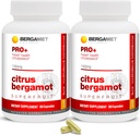 Citrus Bergamot SuperFruit PRO+ avec extrait de feuille d'olive - 47% BPF - 80% Polyphénols - 675mg par portion - Mondes les plus forts - soutenu par des études cliniques - Fabriqué aux États-Unis - 180 capsules