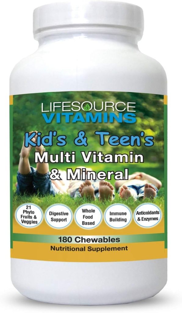 LifeSource Vitamines Multi Vitamine 180 pour enfants