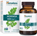 Himalaya Moringa - Supplément antioxydants super-alimentaires à base de plantes soutenant le bien-être, la vitalité et le stress oxydatif - végétalien, non-OGM, sans gluten, 1000 mg, 60 capsules