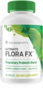 Youngevity Ultimate Flora FXTM – Supplément prébiotique et probiotique – Soutient la santé digestive et le microbiome Gut – 4 milliards CFU – Glucono Delta Lactone – 60 capsules végétariennes
