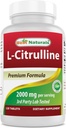 Meilleurs naturels L-Citrulline 2000mg/Serveur - Non-OGM - Sans gluten - 120 comprimés (120 Nombre (paquet de 1))