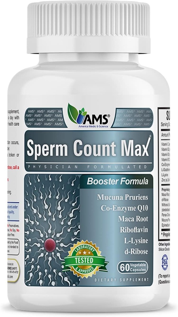 America Medic & Science Sperm Count Max (60 Capsules)
