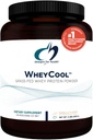 Conceptions pour la santé WheyCool - Supplément de poudre de protéines de farine de graminée avec 22g de protéines, peut soutenir les athlètes, les muscles + énergie - Non-OGM + sans gluten, Vanille (30 portions / 900g)