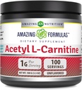 Formules étonnantes Acétyl L-Carnitine 100 Grams (3.5 Oz) Supplément en poudre