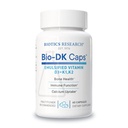 Recherche bio-DK CapsMC–Vitamines émulsifiées D et K, Vitamine D3 125 mcg & Vitamine K (k1,k2) 550 mcg- MK7– Vitamine D3 K2 K1, os plus forts, force musculo-squelettique, coeur sain et IMC 60 Caps