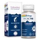 SOLARAY ProSorb Supplément curcuma Phytosome 500 mg - 29X Supplément curcuma curcuma à absorption élevée pour le soutien de santé conjoint - Curcumine facile à digérer, végétalien, garantie de 60 jours, 30 portions, 30 capsules