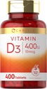 Carlyle Vitamine D3 400iu (10mcg)