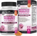 Suppléments à la ménopause pour les femmes - 40 milliards CFU Probiotiques à la ménopause pour les femmes - Soutien pour les éclairs chauds Sueurs de nuit Swings et équilibre - Non-OGM, 30 Capsules Easy-Swallow, 30 portions