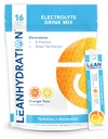 LEAN Hydratation quotidienne des paquets d'électrolytes Mélange de boissons Zéro Calories, Zéro Sucre et Vitamines, Minéraux et Plus
