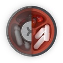 Promixx CORE Pills Cases - Magnetic Stackable and Pocket-Sized Vitamin & Supplement Daily Pill Organizer - Durable and BPA Free (Graphite Gray)