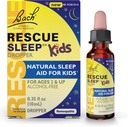 Bach RESCUE SLEEP KIDS Dropper 10mL, aide naturelle pour le sommeil et le stress, essence de fleur homéopathique, sans mélatonine, sucre et gluten, ami des enfants, formule non-alcool