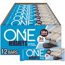 ONE Protein Bars, les cookies de Hershey 'n' Creme, sans gluten avec 18g de protéines et 3g de sucre, les agrafes de Pantry, 2,12 oz (12 Compte)