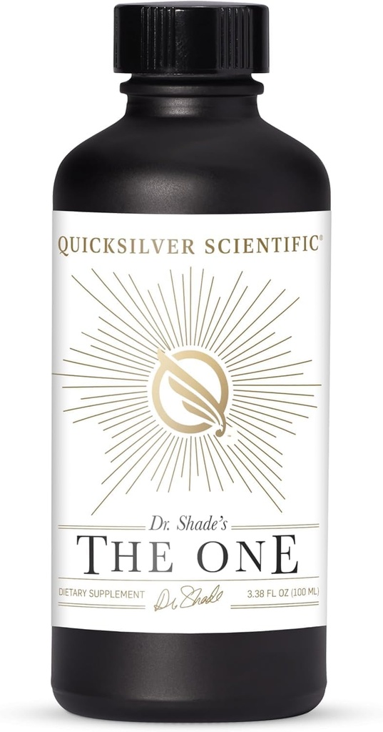 Quicksilver Scientific The ONE Mitochondrial Elixir - Mitochondria Supplément pour soutenir la santé cellulaire avec Phosphatidylcholine, Resvératrol, Reishi Mushroom & CoQ10 Liquide (3.38 Fl oz / 100ml)