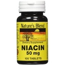 Mélange de la nature Niacine 50 Milligramme 100 Tabs