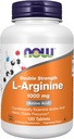 MAINTENANT compléments alimentaires, L-Arginine 1000 mg, précurseur à oxyde nitrique*, acide amino, 120 comprimés