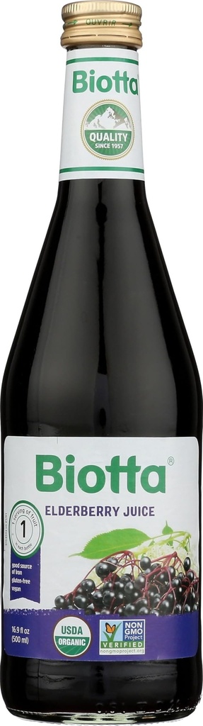 Biotta Naturals Jus de mûrier, 16.9 Ounce