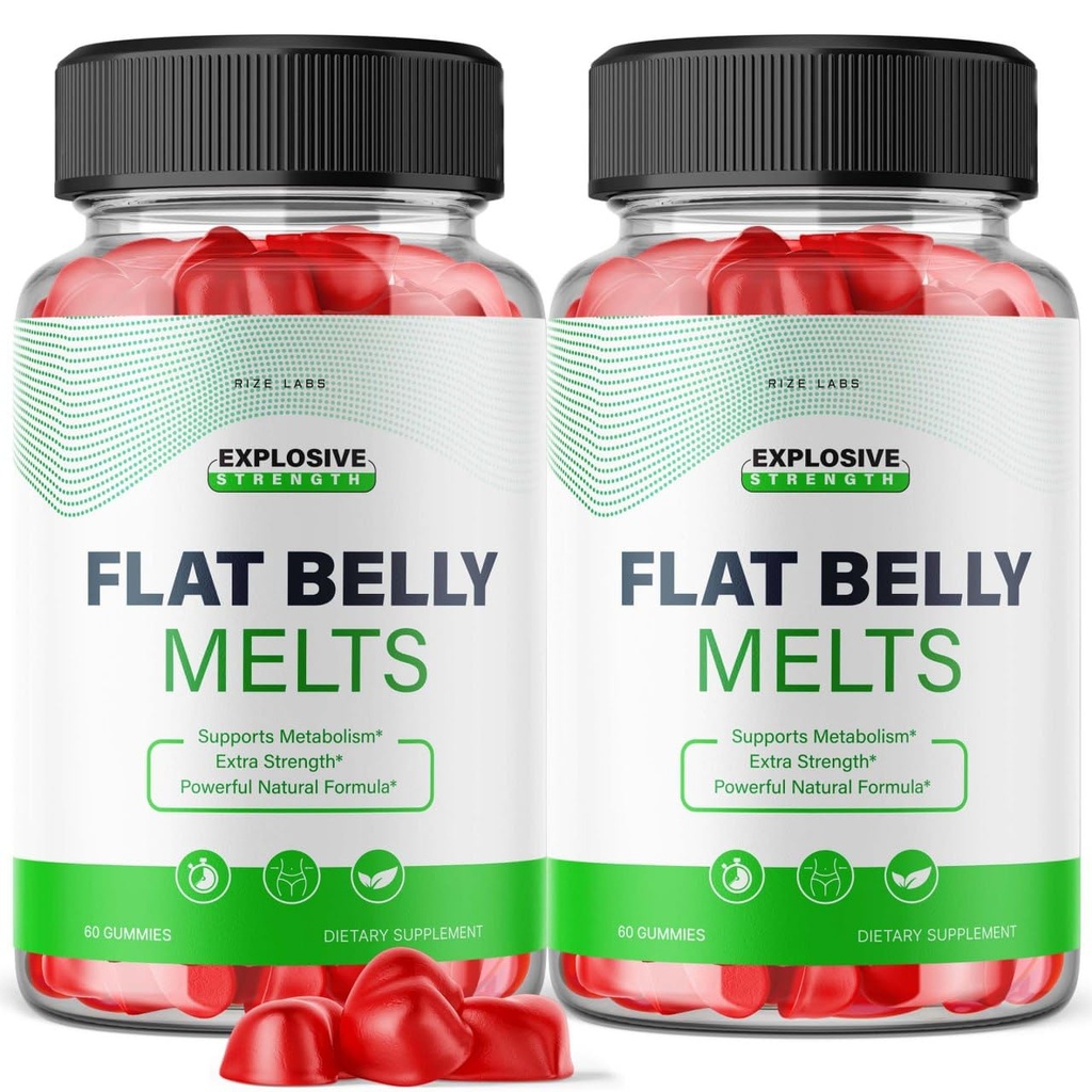 les laboratoires de taille - Flat Belly Melts Keto ACV Gummies pour la perte de poids avancée avec vinaigre de cidre d'Apple, supplément aide à réduire la graisse de ventre (120 Gummies)