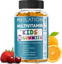 Vitamines pour les enfants 45 jours d'approvisionnement - Végétarien, sans gluten, sans gélatine, multivitamines pour les enfants pour soutenir le système immunitaire et le bien-être général