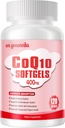 CoQ10-400mg-Softgels with PQQ, BioPerine & Omega-3, Coenzyme Q10(Ubiquinone) Supplement for High-Absorption, Powerful-Antioxidant, Support Heart & Energy-Production, 120 Servings