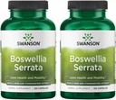 Swanson Boswellia Serrata - Herbe entière et extrait normalisé 120 capsules (2 pack)
