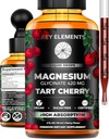 Magnésium liquide Glycinate 420 Mg avec extrait de cerise de tart naturel