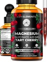 Magnésium liquide Glycinate 420 Mg avec extrait de cerise de tart naturel